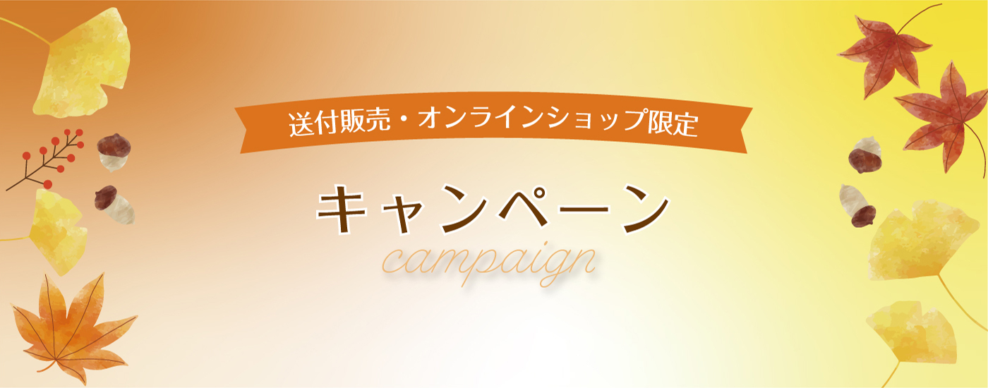 送付販売/オンラインショップ限定キャンペーン